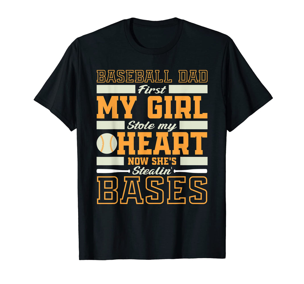 Mens Father Baseball Fan Dad T-Shirt - Aesthetic Graphic for Adults - T-Shirt, Sweatshirt, Hoodie