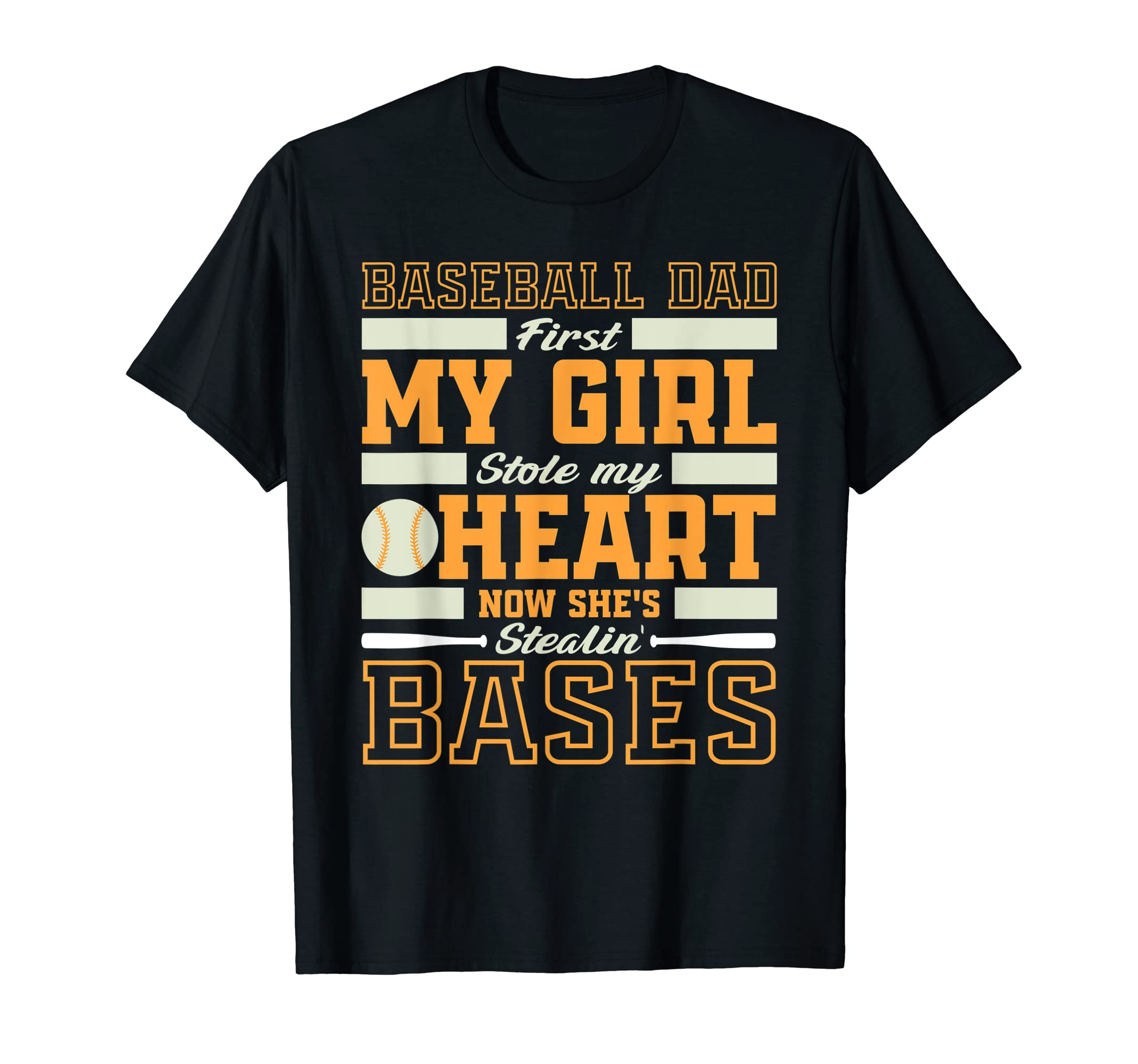 Mens Father Baseball Fan Dad T-Shirt - Aesthetic Graphic for Adults - T-Shirt, Sweatshirt, Hoodie