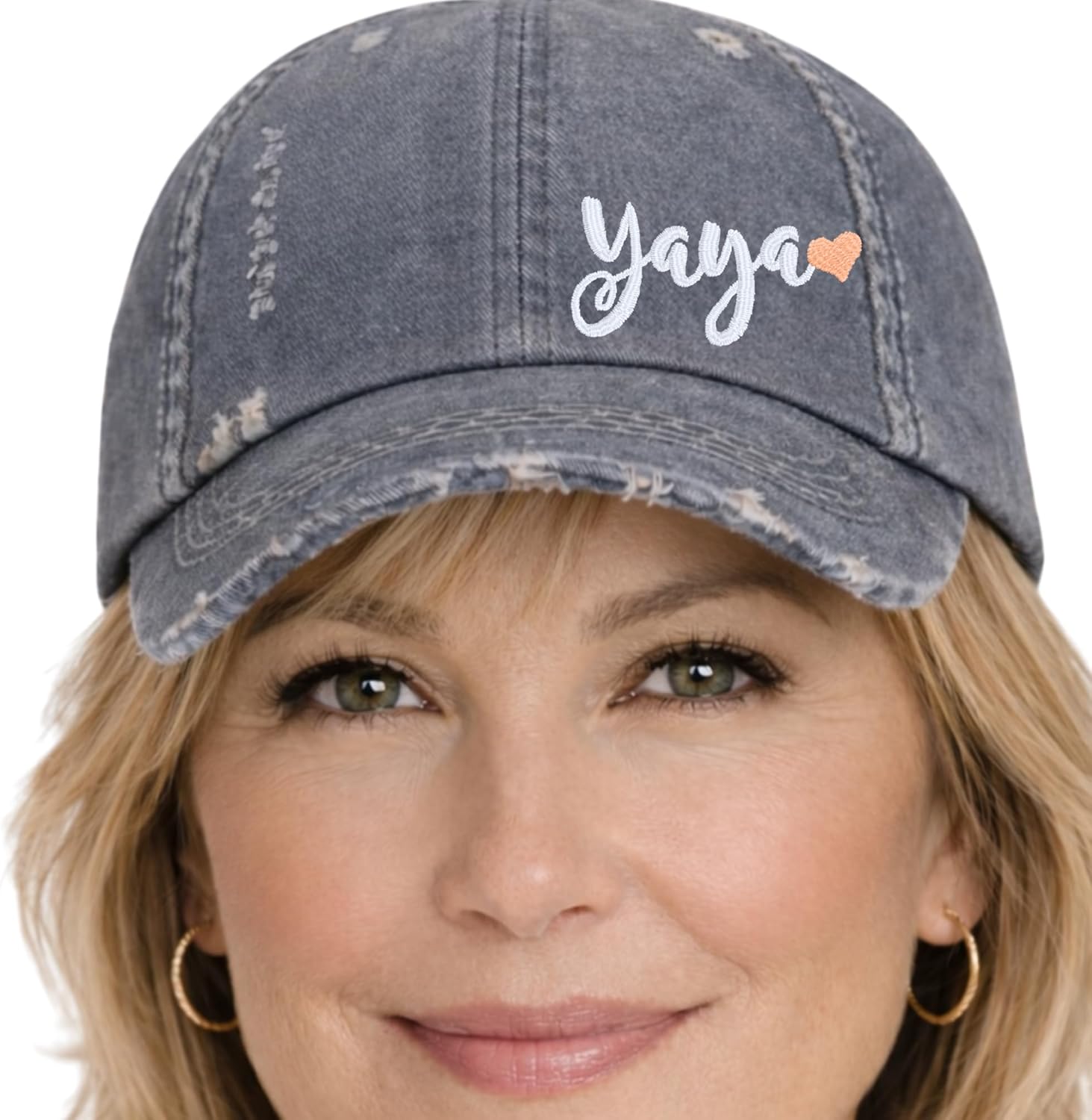 Women's Custom Name Personalized Text Hat, Yaya or - Adult & Kids T-Shirts, Sweatshirts & Hoodies apparel design preview 1