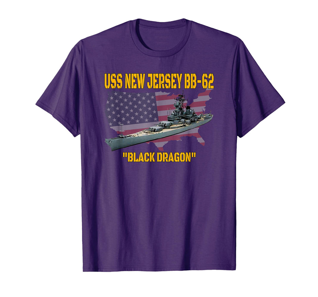 Ww2 Warship Vietnam War Uss New Jersey T-Shirt - Trendy Graphic for Adults - T-Shirt, Sweatshirt, Hoodie