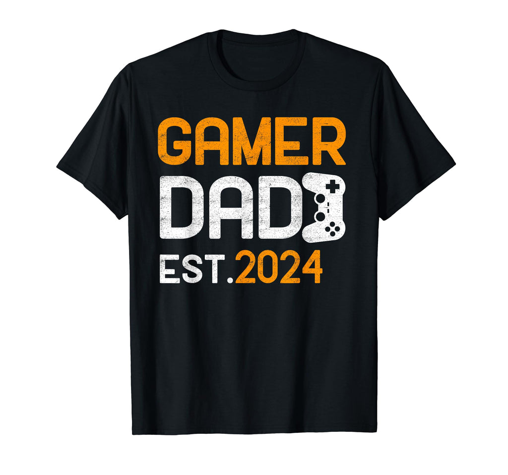 Leveled Up To Daddy Video Game T-Shirt - Fun Novelty Design Men Women - T-Shirt, Sweatshirt, Hoodie