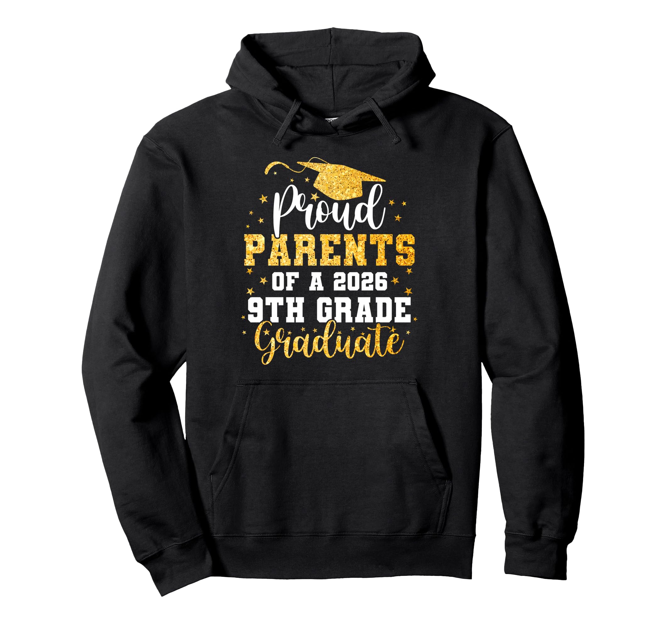 Proud Parents Class 2026 9Th Grade Hoodie - Custom Art Print for Adults - T-Shirt, Sweatshirt, Hoodie