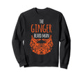 Ginger Beard Red Hair Bearded Hipster Sweatshirt - Trendy Graphic Unisex - T-Shirt, Sweatshirt, Hoodie