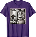 Funny Easter Bunny Selfie Bigfoot UFO, - Adult & Kids T-Shirts, Sweatshirts & Hoodies apparel design preview 1