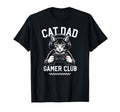 Video Gaming Cat Player Daddy Fathers Hoodie - Aesthetic Graphic Unisex - T-Shirt, Sweatshirt, Hoodie
