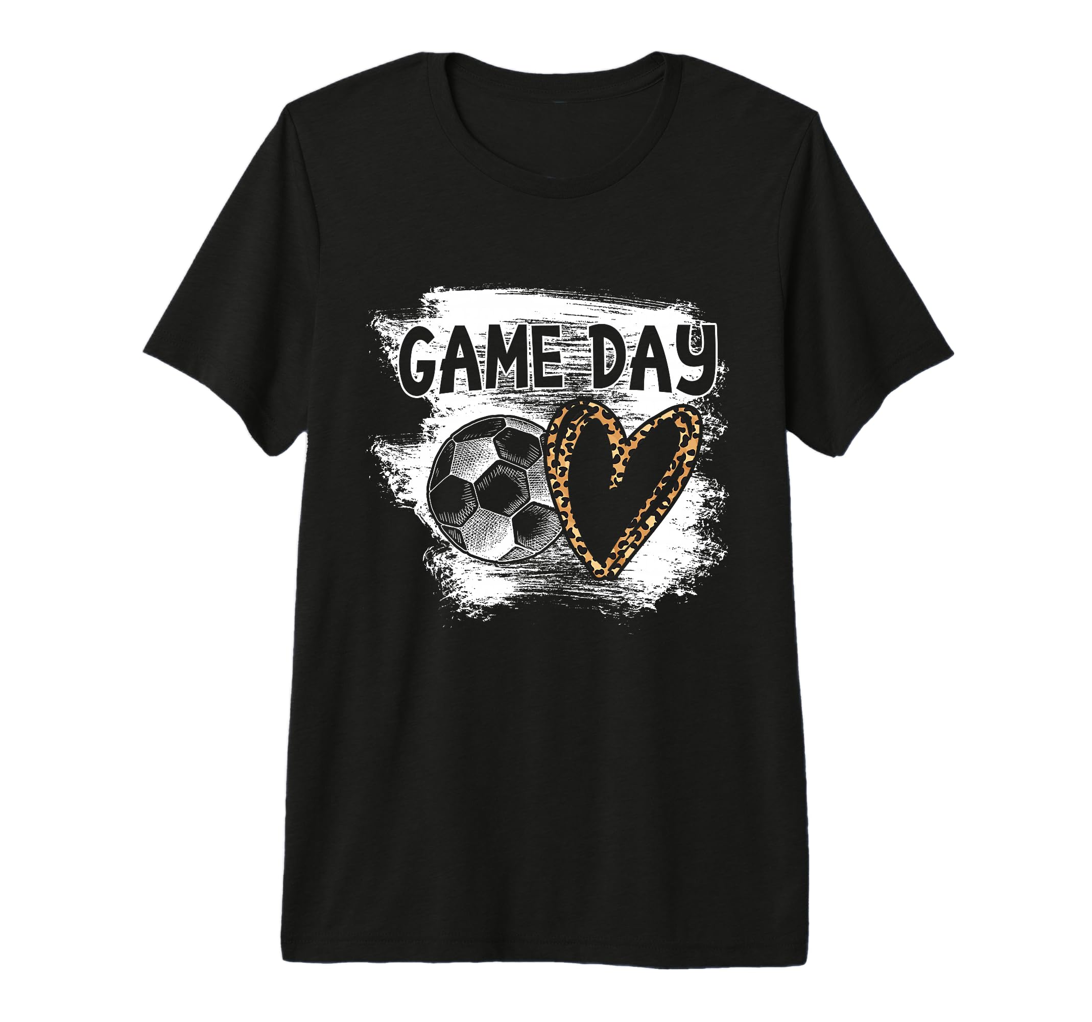 Soccer Player Game Day Leopard Cheetah T-Shirt - Minimalist Print Unisex - T-Shirt, Sweatshirt, Hoodie