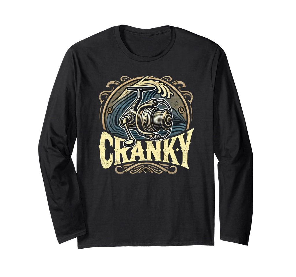 Cranky Crankbait Fishing Lure Fishermen Hoodie - Custom Art Print Men Women - T-Shirt, Sweatshirt, Hoodie