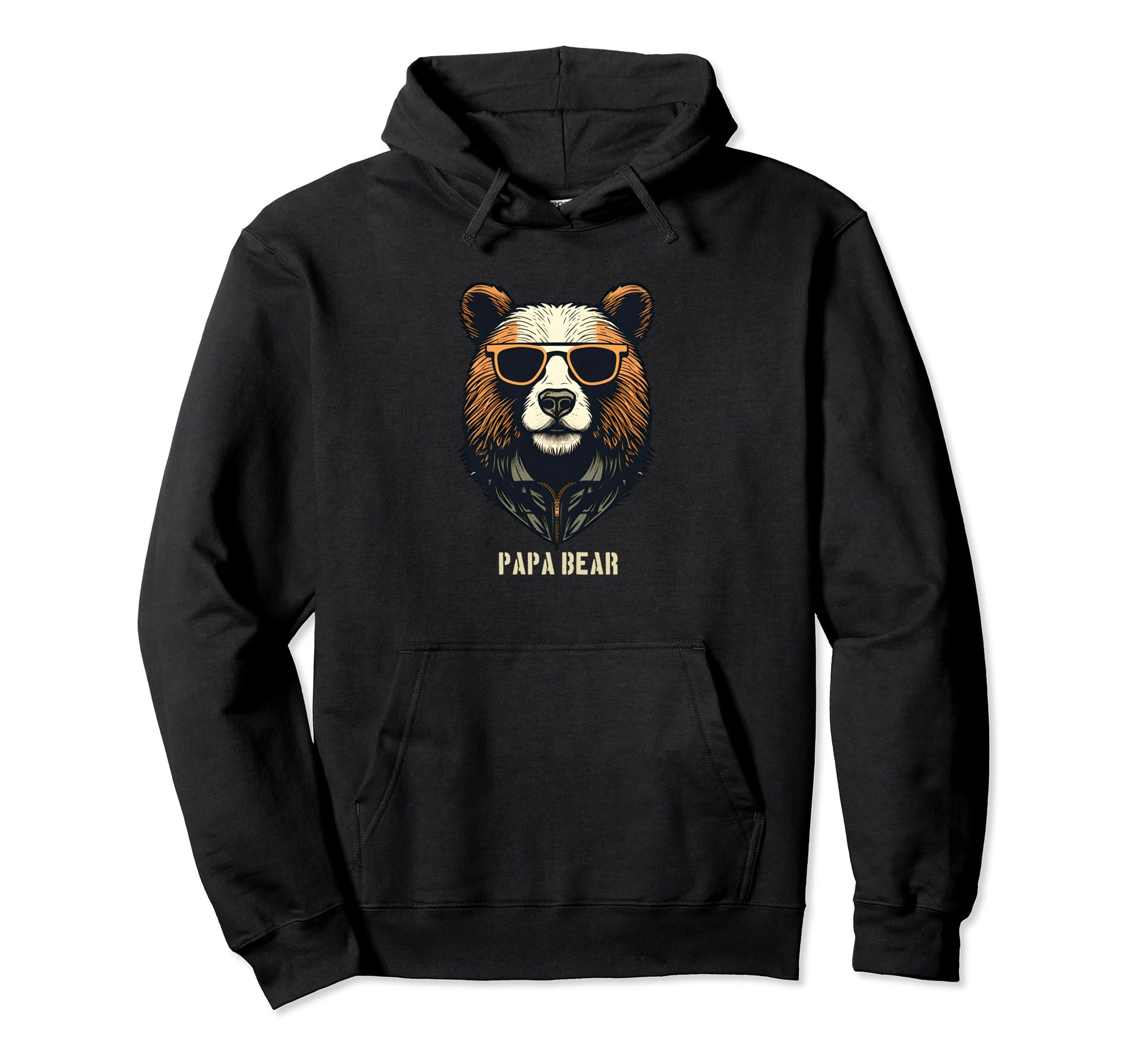 Papa Bear Dad Hoodie - Unique Graphic Unisex - T-Shirt, Sweatshirt, Hoodie