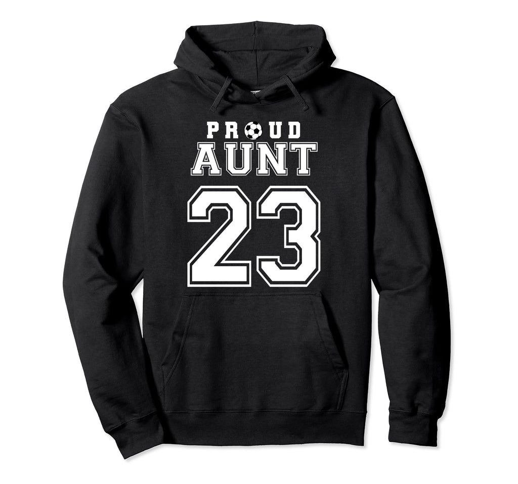 Number 23 Custom Proud Soccer Futbol Hoodie - Novelty Apparel for Adults - T-Shirt, Sweatshirt, Hoodie