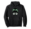 Mom Life Soccer Mom Messy Bun Football Hoodie - Streetwear Style Unisex - T-Shirt, Sweatshirt, Hoodie