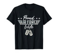 Proud Air Force Wife Military Us Air Force T-Shirt - Graphic Print Unisex - T-Shirt, Sweatshirt, Hoodie
