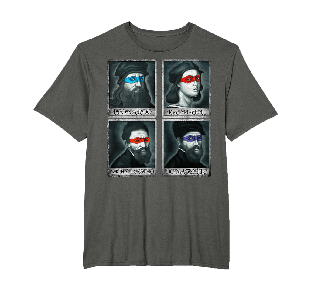 Renaissance Ninja Artists Pop Street T-Shirt - Novelty Apparel Men Women - T-Shirt, Sweatshirt, Hoodie