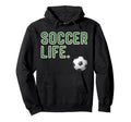 Soccer Life Goalie Player Athlete School Hoodie - Minimalist Print Unisex - T-Shirt, Sweatshirt, Hoodie
