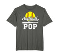 Softball Pop Grandpa Pop Softball Player T-Shirt - Streetwear Style Unisex - T-Shirt, Sweatshirt, Hoodie