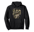 Fishing Dad Camo Bass Fish Funny Hoodie - Fun Novelty Design Men Women - T-Shirt, Sweatshirt, Hoodie