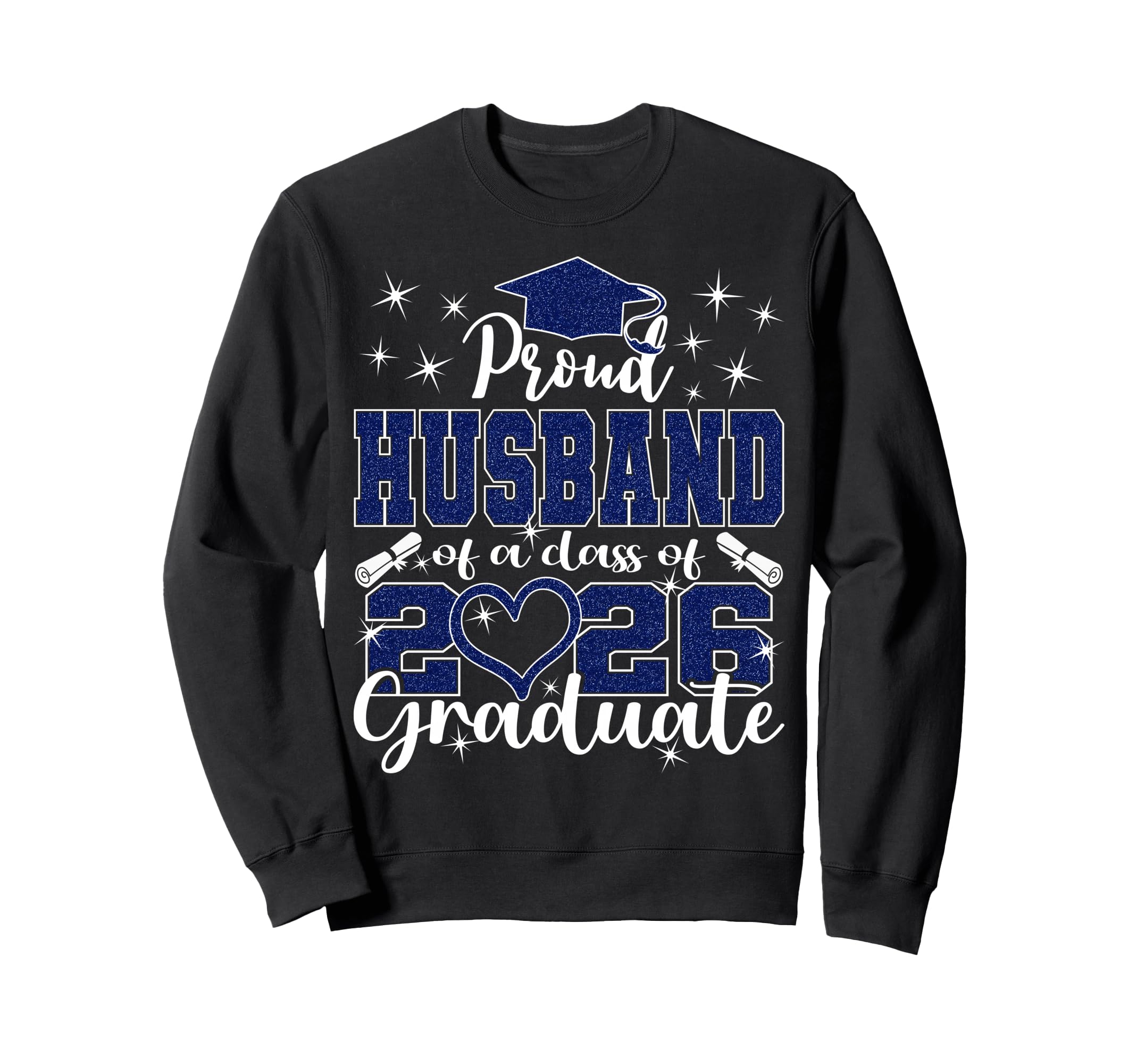 Super Proud Husband 2026 Graduate Sweatshirt - Minimalist Print Men Women - T-Shirt, Sweatshirt, Hoodie