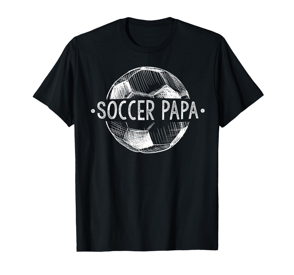 Soccer Papa Family Matching Team Player T-Shirt - Custom Art Print Unisex - T-Shirt, Sweatshirt, Hoodie