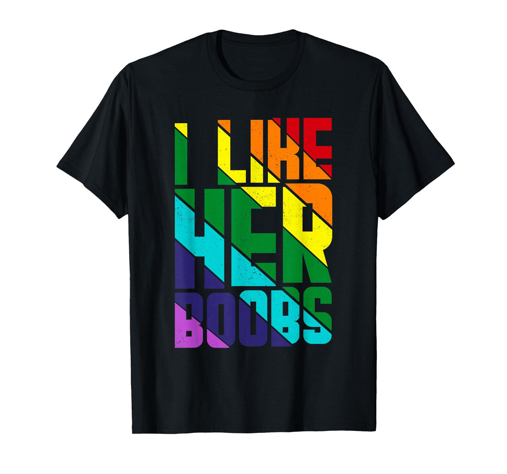 I Like Her Butt Boobs Matching Pride T-Shirt - Minimalist Print for Adults - T-Shirt, Sweatshirt, Hoodie