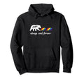 Lgbtq Papa Bear Gay Pride Hoodie - Unique Graphic Unisex - T-Shirt, Sweatshirt, Hoodie