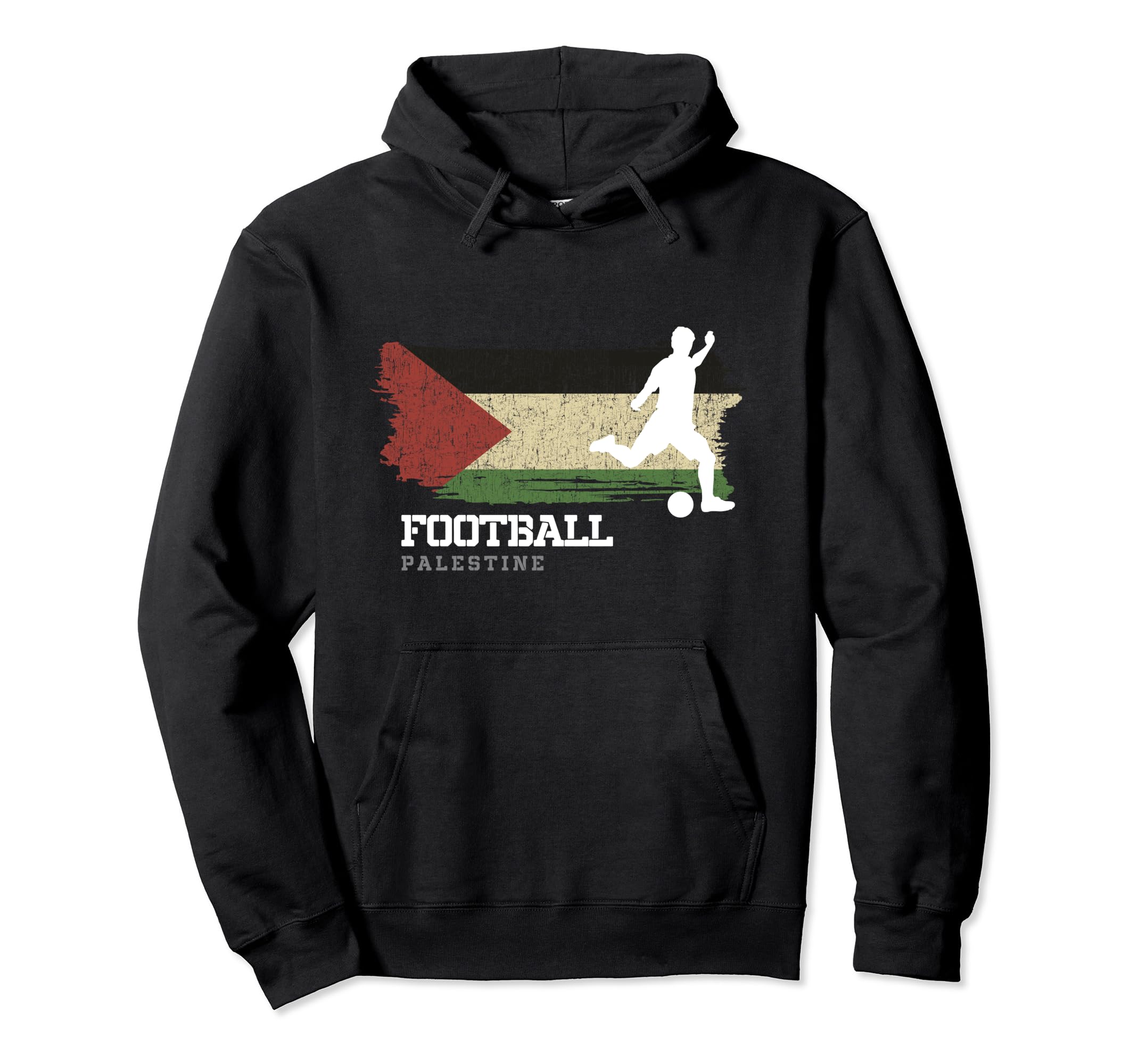 Football Palestine Flag Football Team Hoodie - Custom Art Print for Adults - T-Shirt, Sweatshirt, Hoodie
