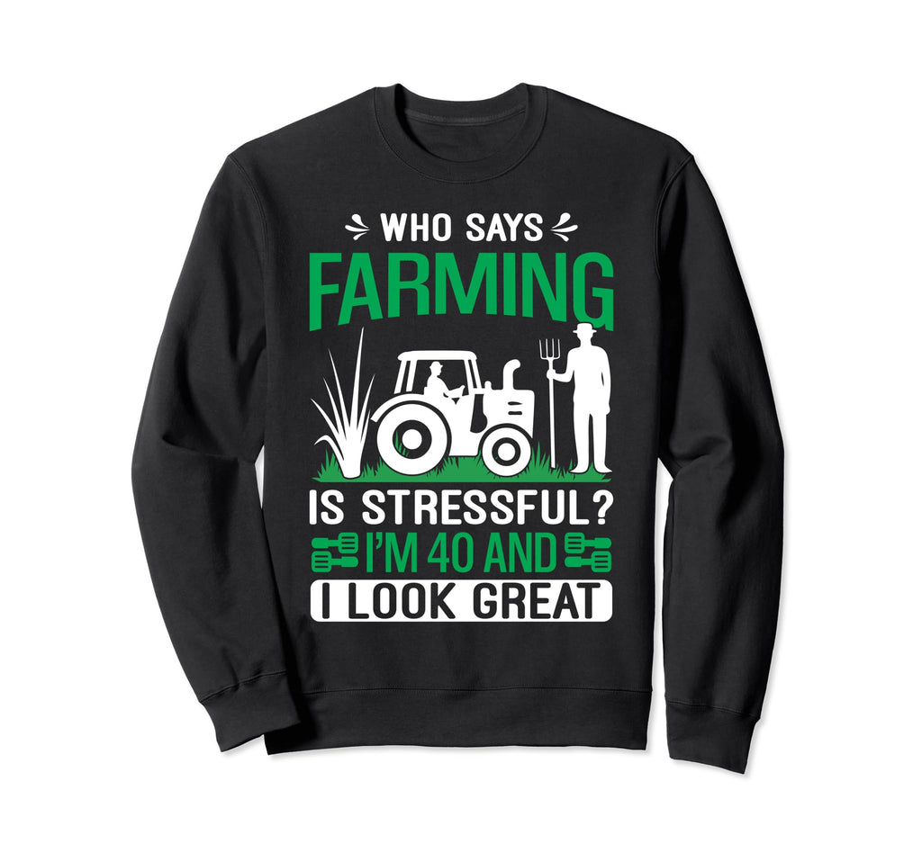 40 Years Farmer Great Gift Farmer Sweatshirt - Aesthetic Graphic Unisex - T-Shirt, Sweatshirt, Hoodie