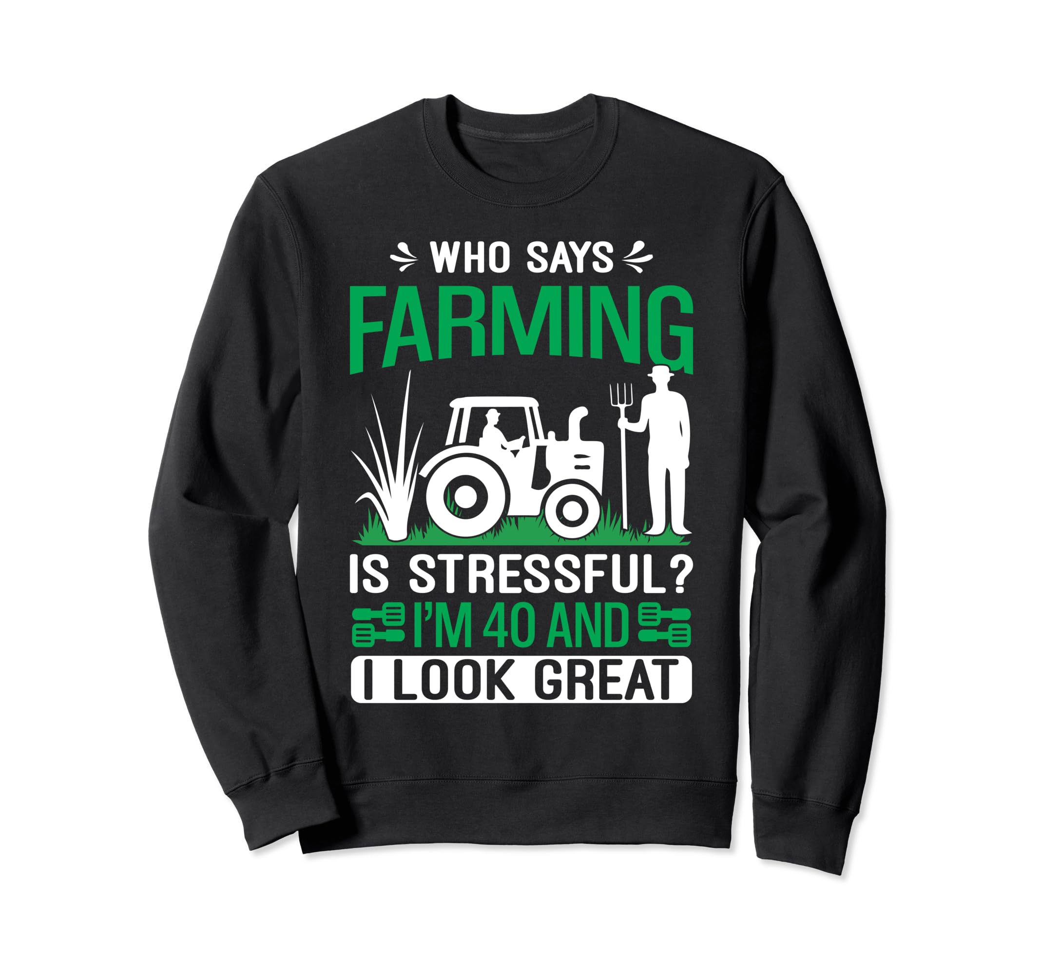 40 Years Farmer Great Gift Farmer Sweatshirt - Aesthetic Graphic Unisex - T-Shirt, Sweatshirt, Hoodie
