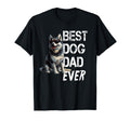 Mens Husky Dog Lover Best Husky Dad Fathers T-Shirt - Graphic Print Unisex - T-Shirt, Sweatshirt, Hoodie