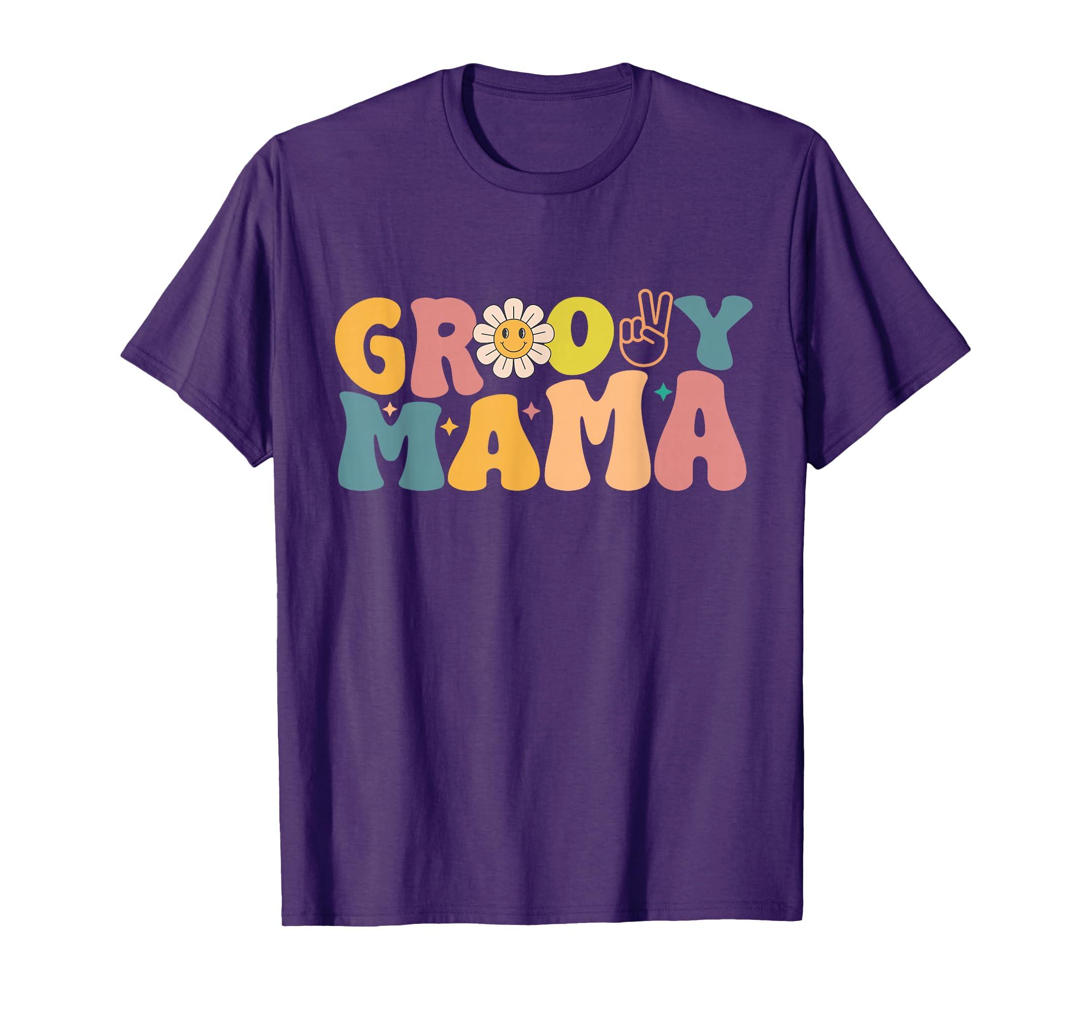 Groovy Mama Matching Family Birthday T-Shirt - Minimalist Print for Adults - T-Shirt, Sweatshirt, Hoodie
