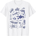 Vintage 90s Tattoo Sea Animal Ocean Nature - Adult & Kids T-Shirts, Sweatshirts & Hoodies apparel design preview 1