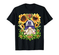 Sunflower Baseball Gnome And Baseball T-Shirt - Novelty Apparel Men Women - T-Shirt, Sweatshirt, Hoodie