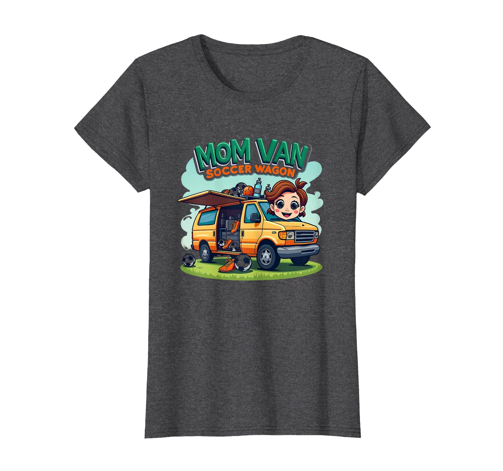 Mom Van Soccer Wagon T-Shirt - Casual Everyday Wear for Adults - T-Shirt, Sweatshirt, Hoodie