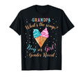 Grandpa Ice Cream Whats Scoop Gender T-Shirt - Trendy Graphic for Adults - T-Shirt, Sweatshirt, Hoodie