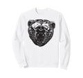 Bear Brown Head Bear Motif Bear Sweatshirt - Aesthetic Graphic Men Women - T-Shirt, Sweatshirt, Hoodie
