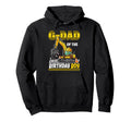 G Dad Birthday Construction Worker Hoodie - Aesthetic Graphic Men Women - T-Shirt, Sweatshirt, Hoodie