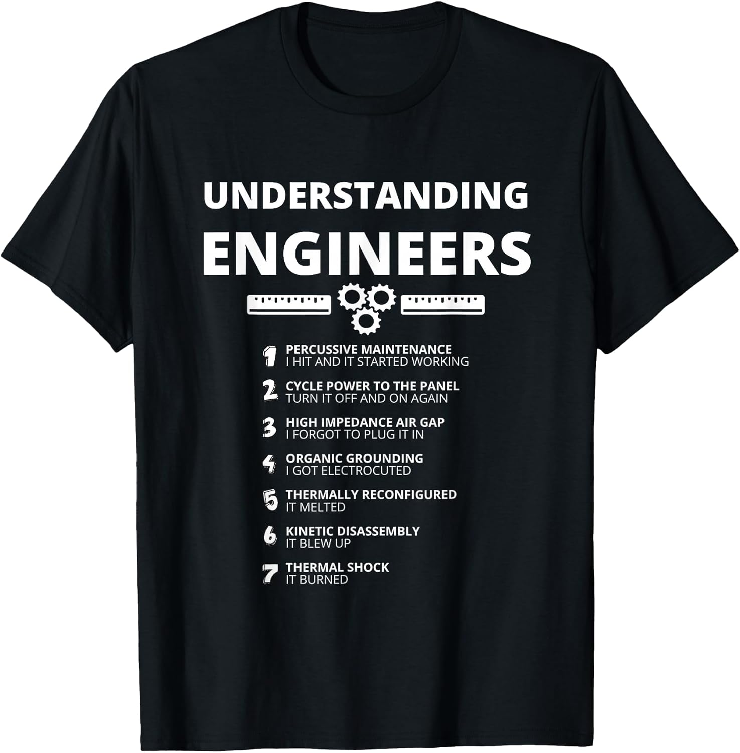 Understanding Engineers Funny Sarcastic Engineering - Adult & Kids T-Shirts, Sweatshirts & Hoodies apparel design preview 1