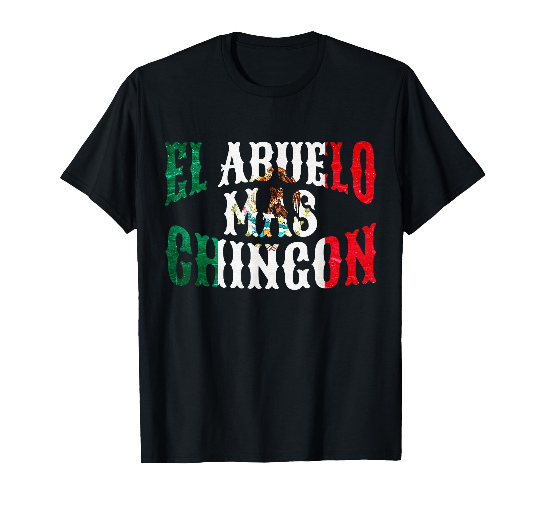 El Abuelo Mas Chingon Mexican Spanish T-Shirt - Trendy Graphic Men Women - T-Shirt, Sweatshirt, Hoodie