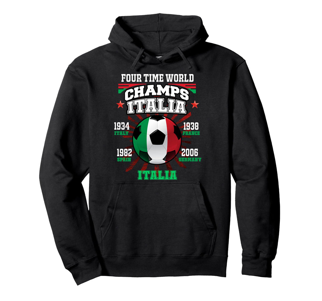 Italy Football Cup Years Italia Hoodie - Aesthetic Graphic Men Women - T-Shirt, Sweatshirt, Hoodie
