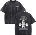 Mens Oversized Christian Jesus Faith Funny Gym - Adult & Kids T-Shirts, Sweatshirts & Hoodies apparel design preview 1