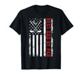 Funny Best Dad Par Golf Fathers Day Usa Flag T-Shirt - Graphic Print Unisex - T-Shirt, Sweatshirt, Hoodie