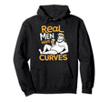 Real Have Curves Funny Beer Lover Dad Hoodie - Trendy Graphic for Adults - T-Shirt, Sweatshirt, Hoodie