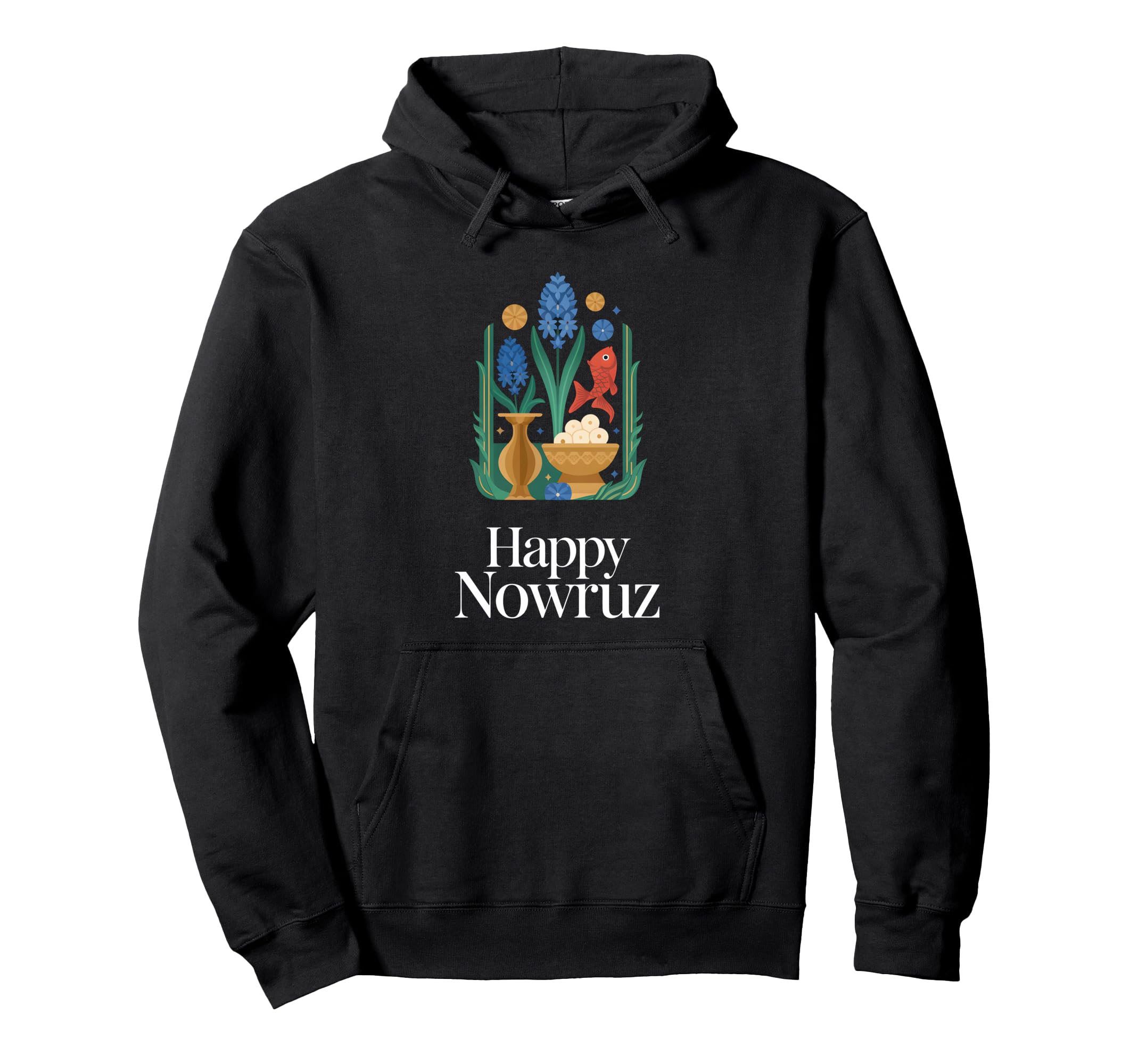 Happy Nowruz Persian New Year Norooz Hoodie - Graphic Print Unisex - T-Shirt, Sweatshirt, Hoodie