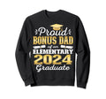 Proud Bonus Dad 5Th Grade Graduate Sweatshirt - Minimalist Print Unisex - T-Shirt, Sweatshirt, Hoodie