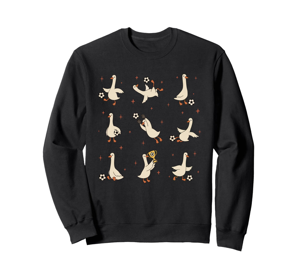 Funny Silly Goose Soccer Game Day Sweatshirt - Custom Art Print Men Women - T-Shirt, Sweatshirt, Hoodie