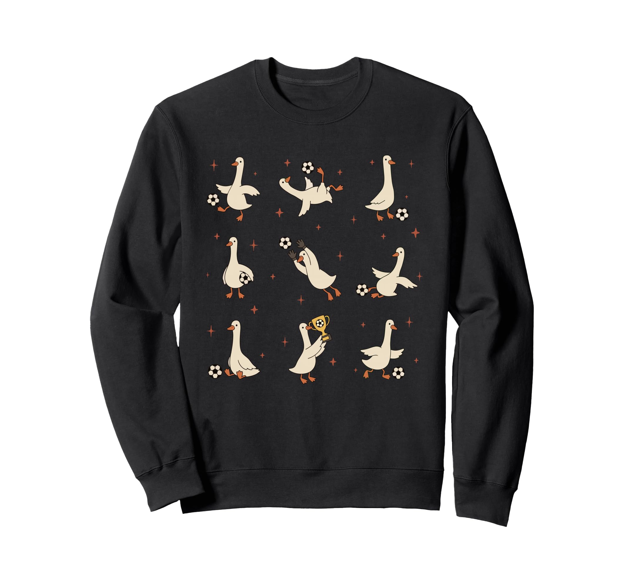 Funny Silly Goose Soccer Game Day Sweatshirt - Custom Art Print Men Women - T-Shirt, Sweatshirt, Hoodie
