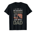 Favorite Veteran Dad Usa American T-Shirt - Trendy Graphic for Adults - T-Shirt, Sweatshirt, Hoodie