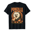 Pomzilla Pomeranian Monster Pom Dog Lover T-Shirt - Graphic Print Unisex - T-Shirt, Sweatshirt, Hoodie