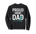 Proud New Dad Its Promoted To Dad Sweatshirt - Novelty Apparel for Adults - T-Shirt, Sweatshirt, Hoodie