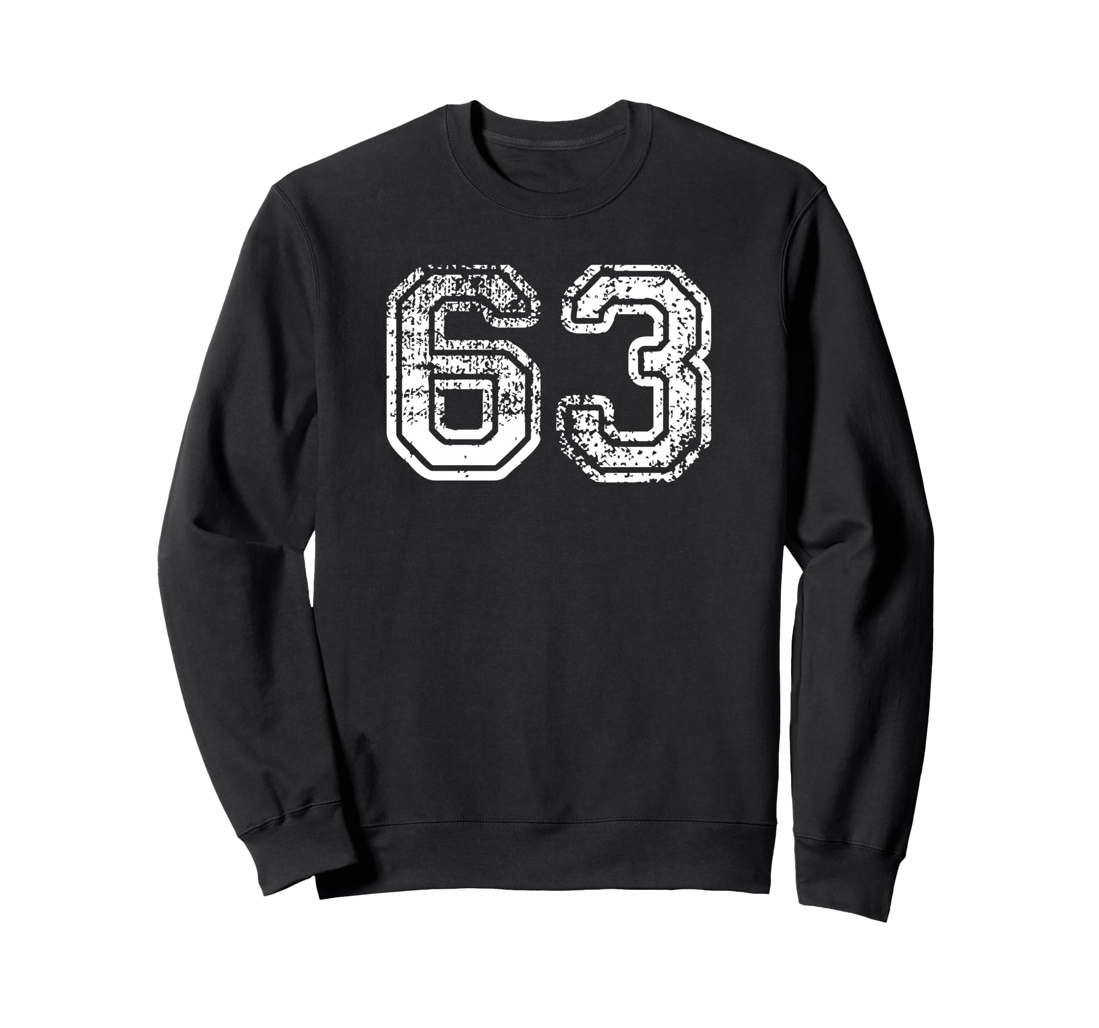 Number 63 Baseball Football Sweatshirt - Streetwear Style for Adults - T-Shirt, Sweatshirt, Hoodie