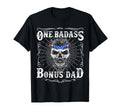 One Badass Bonus Step Dad Funny Gift T-Shirt - Custom Art Print for Adults - T-Shirt, Sweatshirt, Hoodie
