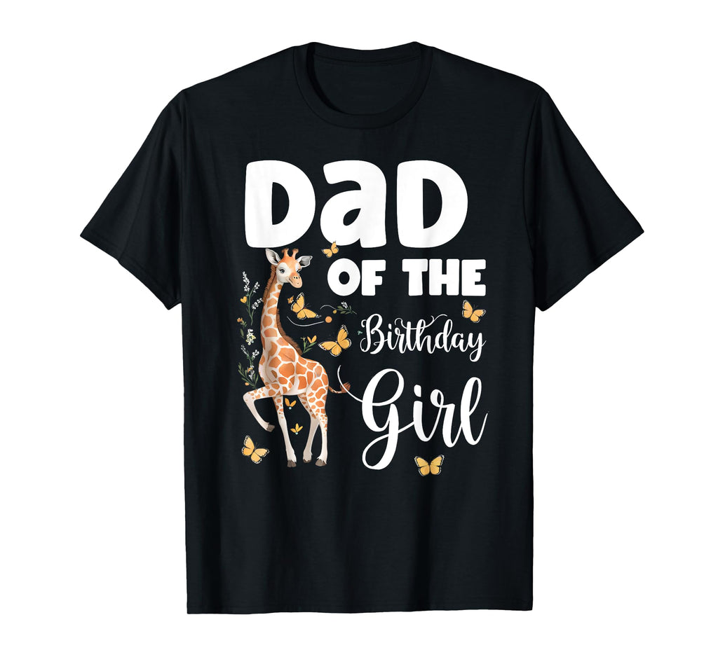 Giraffe Dad Birthday Matching Family T-Shirt - Minimalist Print for Adults - T-Shirt, Sweatshirt, Hoodie